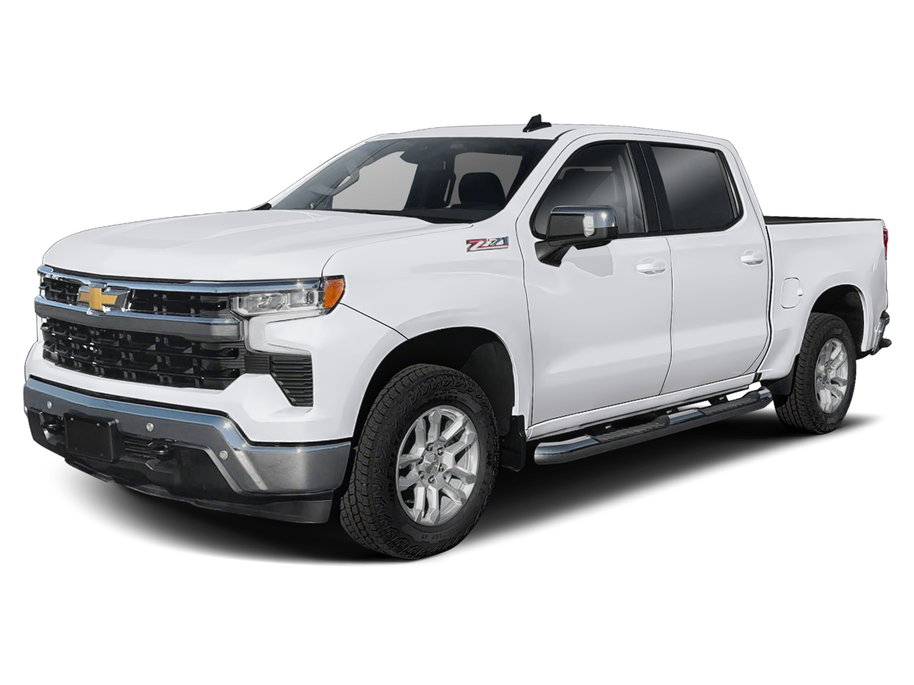 2026 Chevrolet Silverado 1500 LT (2FL) in Black — front three-quarter view