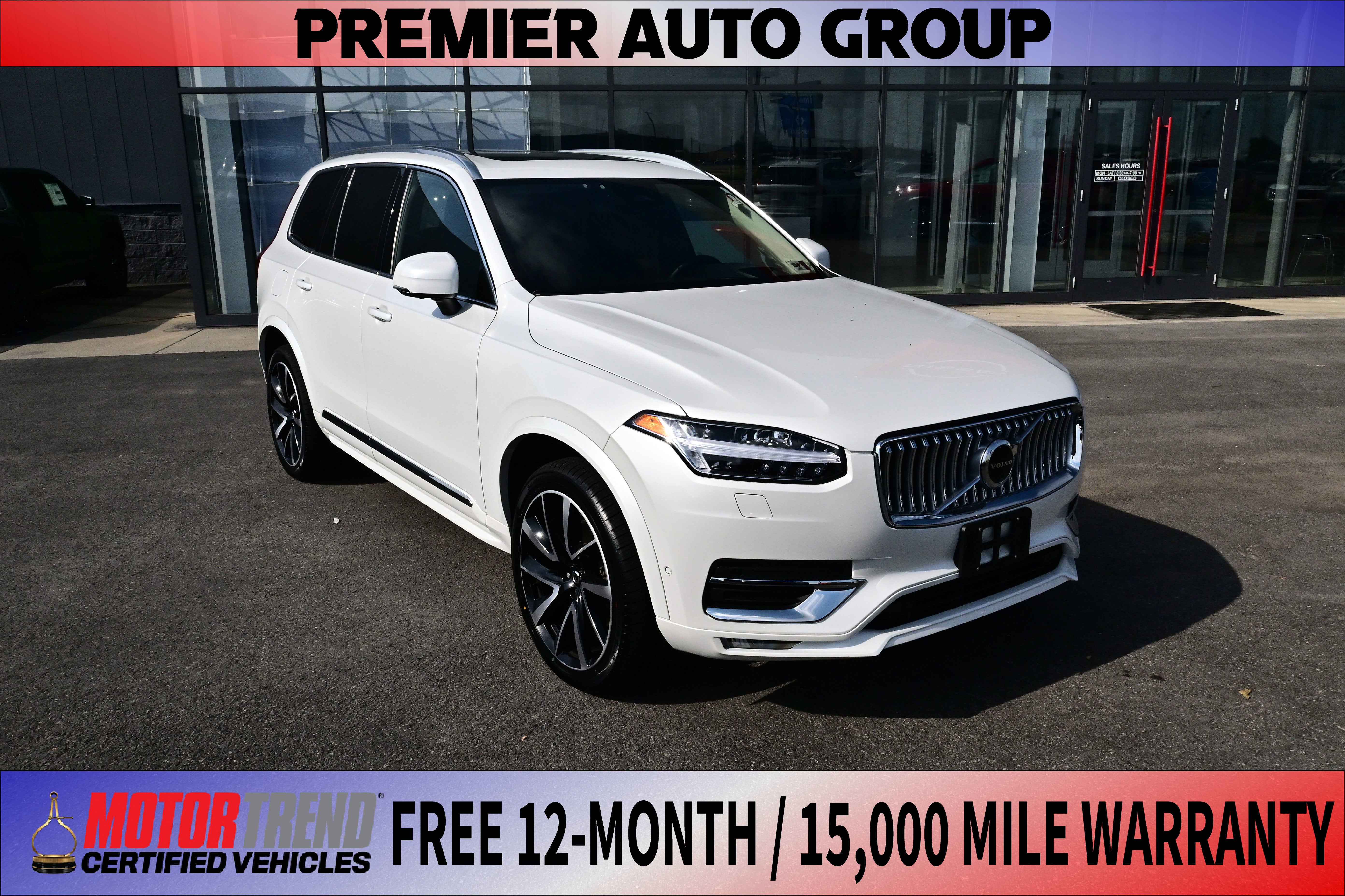 2024 Volvo XC90 Ultimate Bright Theme in Other — front three-quarter view